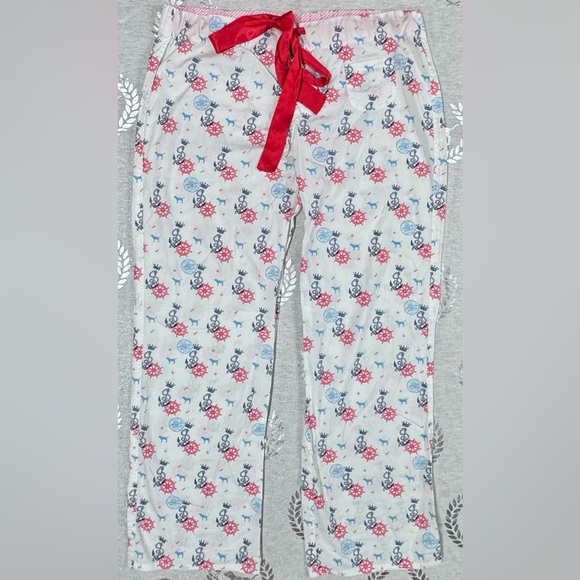 VS PINK VINTAGE SLEEP LOUNGE PANTS L - Picture 1 of 5
